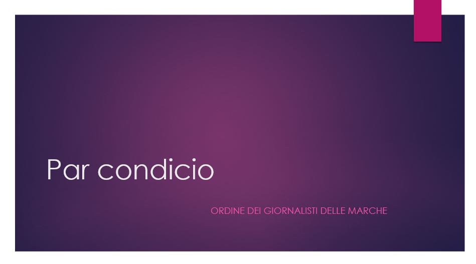 Un contributo dell'Ordine per una corretta informazione per le campagne elettorali 